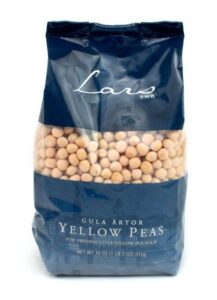 A bag of Lars Own Yellow Peas