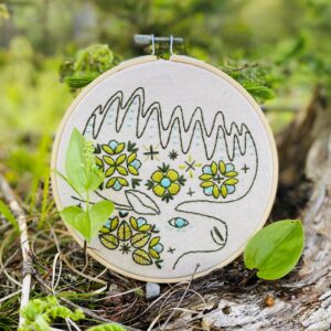 moose embroidery kit