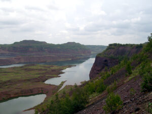 Landscape shot of the Iron Range, Hibbing, MN